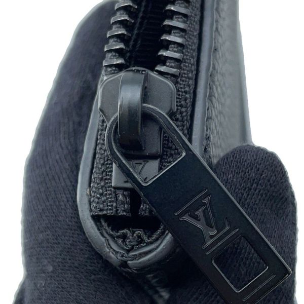 ルイヴィトン クラッチバッグ グレインレザー テイクオフ・ポーチ M69837 LOUIS VUITTON ブラック 黒 メンズ