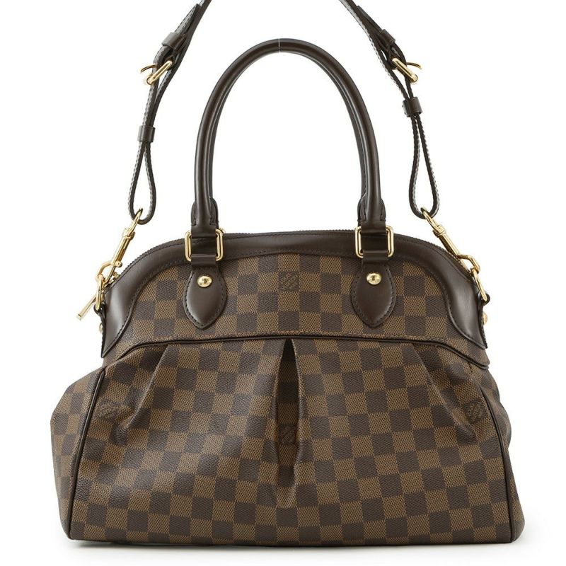 ルイヴィトン ハンドバッグ ダミエ・エベヌ トレヴィPM N51997 LOUIS VUITTON ヴィトン 2way ショルダーバッグ