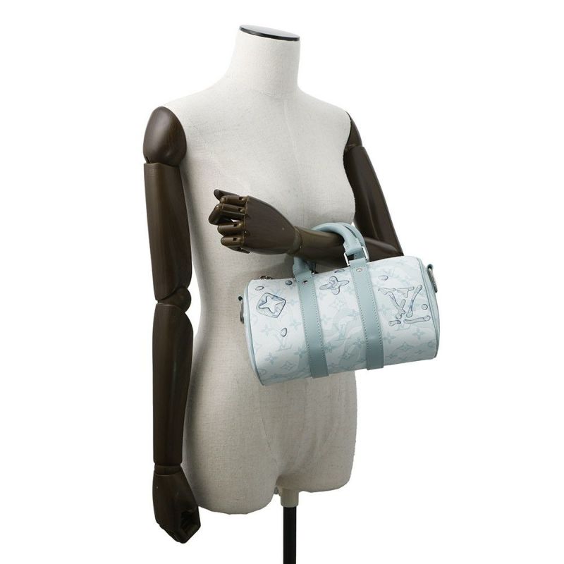 ルイヴィトン ハンドバッグ モノグラム・アクアガーデン キーポル・バンドリエール25 M22527 2wayショルダーバッグ 2023秋冬