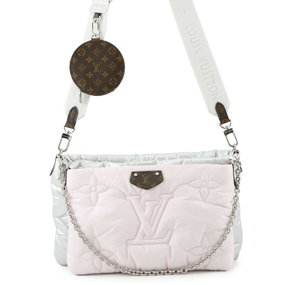 ルイヴィトン ショルダーバッグ モノグラム/リサイクルナイロン LVピロー マキシ ミュルティ・ポシェット・アクセソワール M21056