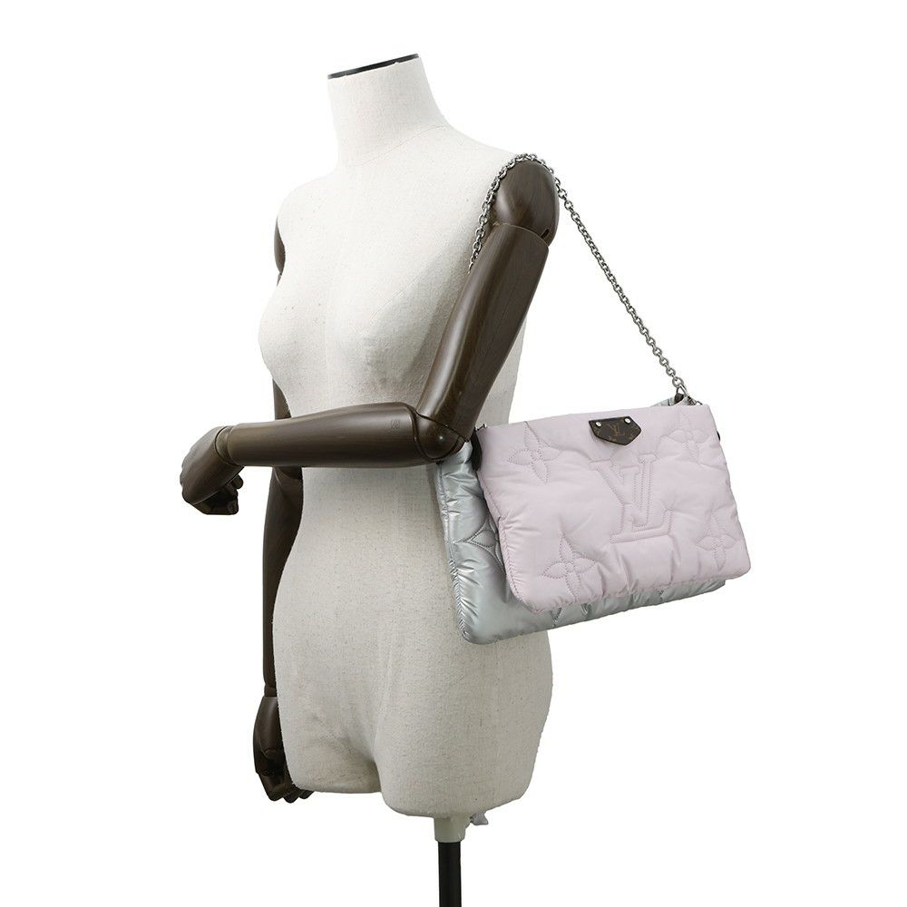 ルイヴィトン ショルダーバッグ モノグラム/リサイクルナイロン LVピロー マキシ ミュルティ・ポシェット・アクセソワール M21056