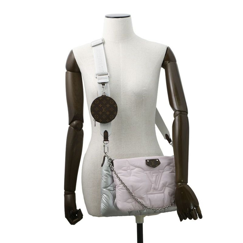 ルイヴィトン ショルダーバッグ モノグラム/リサイクルナイロン LVピロー マキシ ミュルティ・ポシェット・アクセソワール M21056