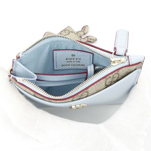 グッチ キーケース ヒグチユウコ バイカラー GGスプリーム PVC 847916 GUCCI 日本限定