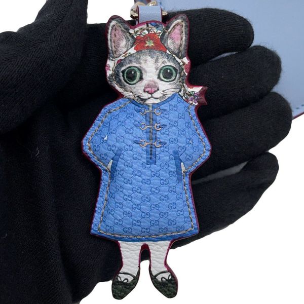 グッチ キーケース ヒグチユウコ バイカラー GGスプリーム PVC 847916 GUCCI 日本限定