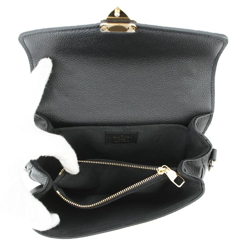 ルイヴィトン ハンドバッグ モノグラム・アンプラント ポシェット・メティス EW M46595 2way ブラック 黒