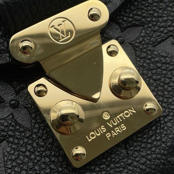 ルイヴィトン ハンドバッグ モノグラム・アンプラント ポシェット・メティス EW M46595 2way ブラック 黒