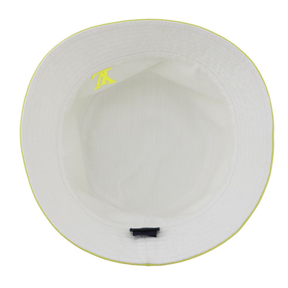 ルイヴィトン バケットハット モノグラム ネオン リバーシブル サイズL M7064L LOUIS VUITTON 帽子 白