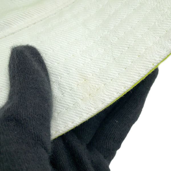 ルイヴィトン バケットハット モノグラム ネオン リバーシブル サイズL M7064L LOUIS VUITTON 帽子 白