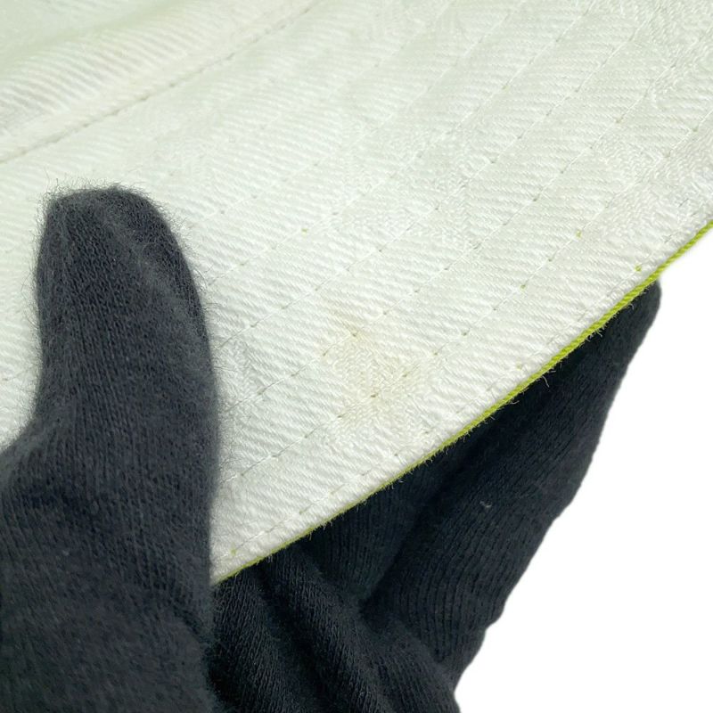 ルイヴィトン バケットハット モノグラム ネオン リバーシブル サイズL M7064L LOUIS VUITTON 帽子 白