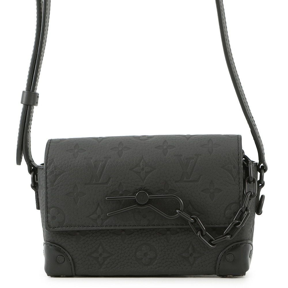 ルイヴィトン 長財布 モノグラム・トリヨン スティーマー・ウェアラブル ウォレット M81746 ショルダーバッグ 黒 ブラック