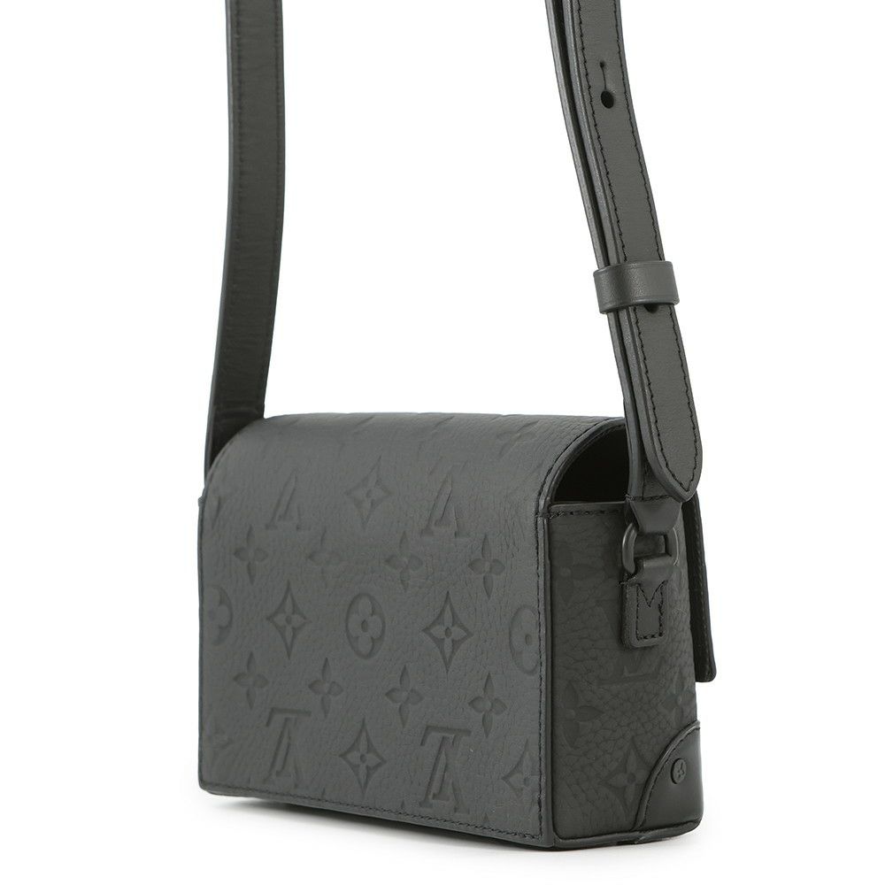ルイヴィトン 長財布 モノグラム・トリヨン スティーマー・ウェアラブル ウォレット M81746 ショルダーバッグ 黒 ブラック