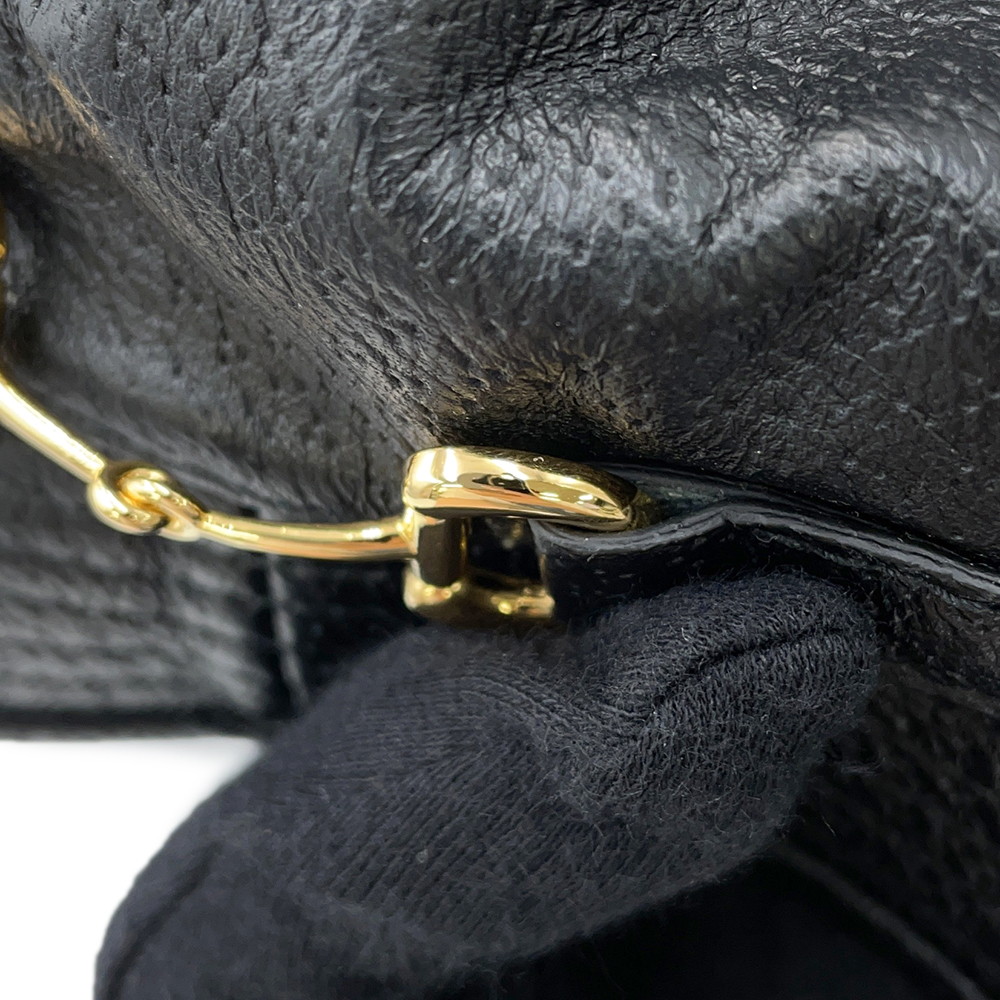 グッチ バケットハット ホースビット サイズS 666600 GUCCI 帽子 メンズ 黒