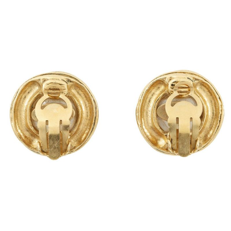 シャネル イヤリング ココマーク フェイクパール 94A CHANEL アクセサリー ヴィンテージ