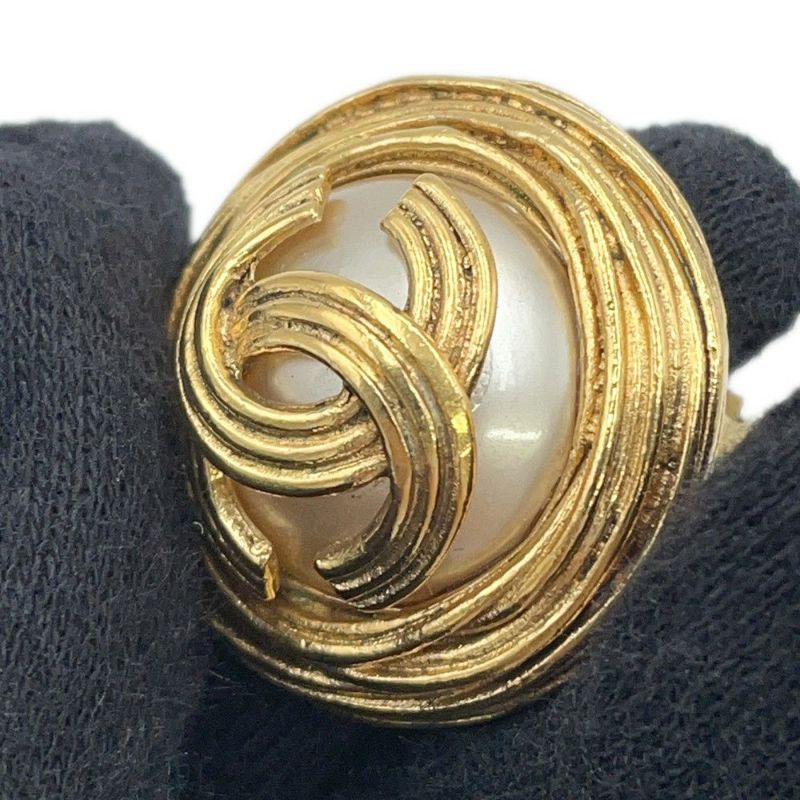 シャネル イヤリング ココマーク フェイクパール 94A CHANEL アクセサリー ヴィンテージ
