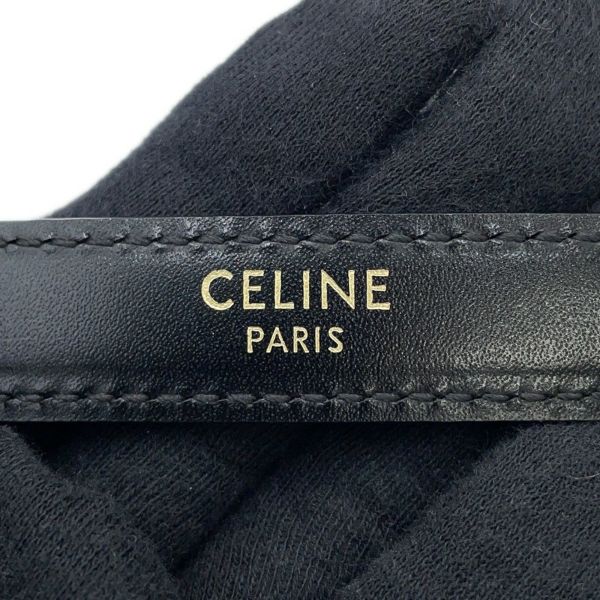 セリーヌ ベルト スモール 18MM ウエスタン ベルト トリヨンレザー サイズ80 45BAE3A01 CELINE 黒