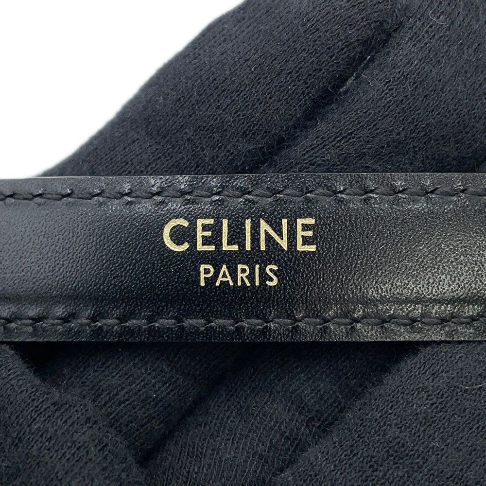 セリーヌ ベルト スモール 18MM ウエスタン ベルト トリヨンレザー サイズ80 45BAE3A01 CELINE 黒
