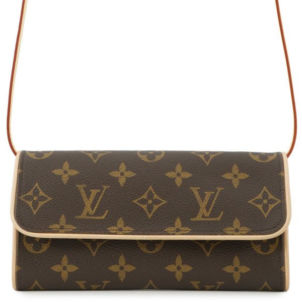 ルイヴィトン ショルダーバッグ モノグラム ポシェットツインPM M51854 LOUIS VUITTON