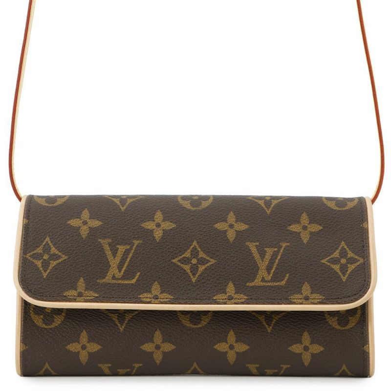 ルイヴィトン ショルダーバッグ モノグラム ポシェットツインPM M51854 LOUIS VUITTON