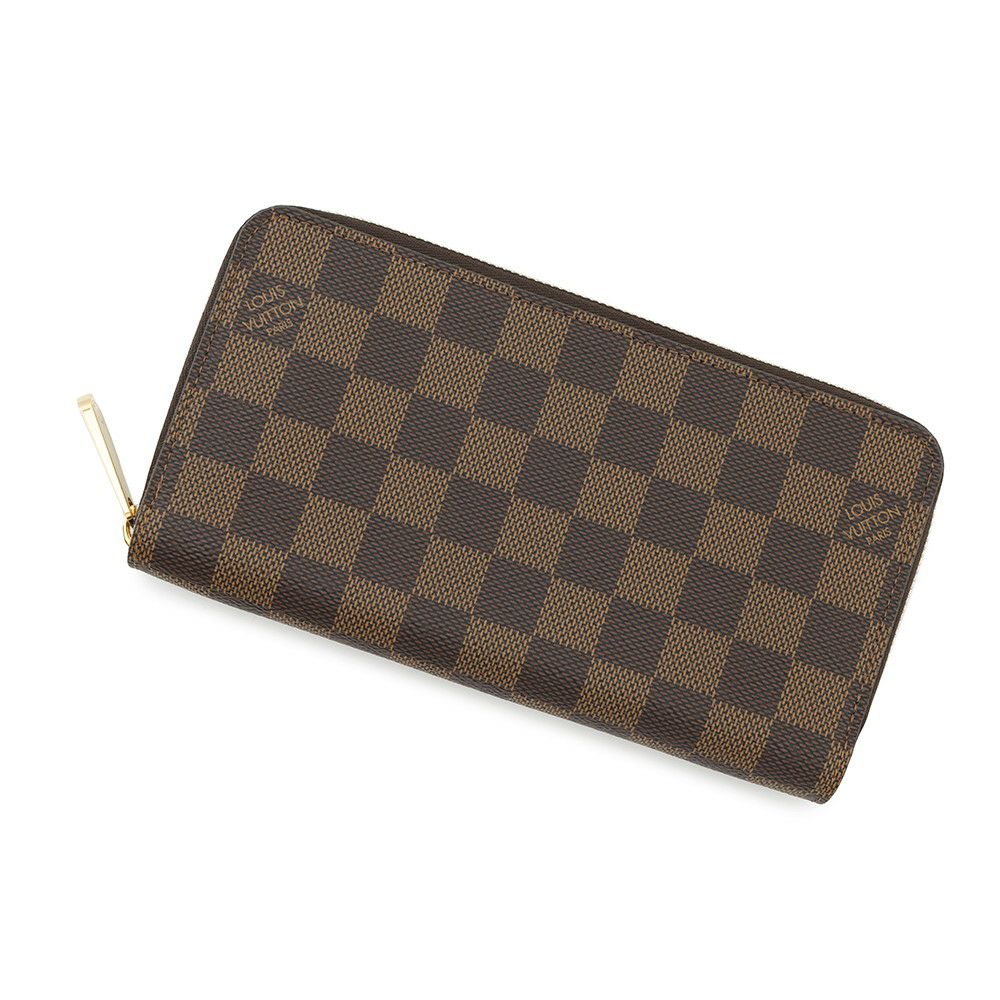 ルイヴィトン 長財布 ダミエ・エベヌ ジッピー・ウォレット N41661 LOUIS VUITTON ラウンドファスナー