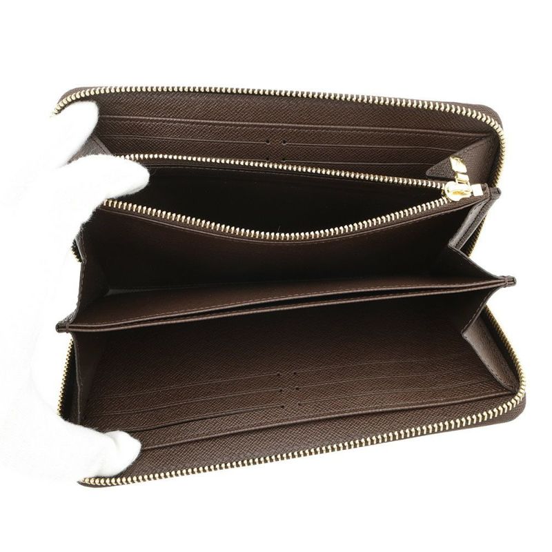 ルイヴィトン 長財布 ダミエ・エベヌ ジッピー・ウォレット N41661 LOUIS VUITTON ラウンドファスナー