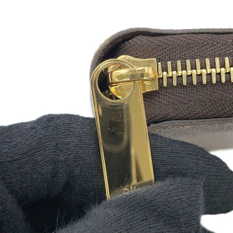 ルイヴィトン 長財布 ダミエ・エベヌ ジッピー・ウォレット N41661 LOUIS VUITTON ラウンドファスナー