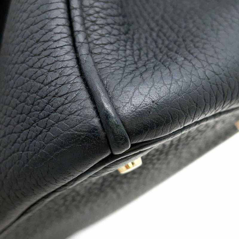 クリスチャン・ディオール ハンドバッグ ディオリッシモ レザー M09020TRL Christian Dior 2wayショルダー 黒