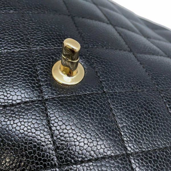 シャネル ハンドバッグ マトラッセ ココマーク キャビアスキン A12397 CHANEL ハンドルバッグ ケリー型 黒