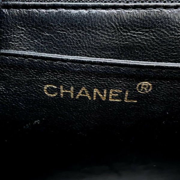 シャネル ハンドバッグ マトラッセ ココマーク キャビアスキン A12397 CHANEL ハンドルバッグ ケリー型 黒