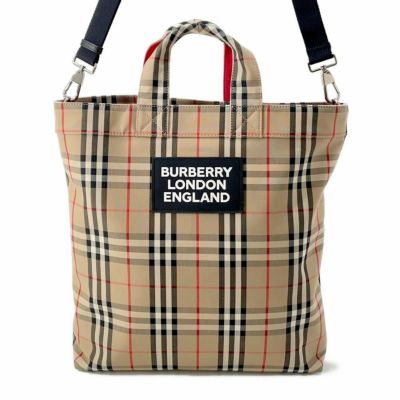 バーバリー トートバッグ ヴィンテージチェック ナイロン 8017740 BURBERRY 2wayショルダー |  中古・新品ブランド販売ギャラリーレア公式通販