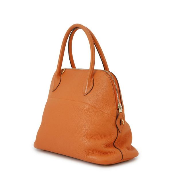 エルメス ハンドバッグ ボリード31 オレンジ/ゴールド金具 トリヨンクレマンス □H刻印 2wayショルダー