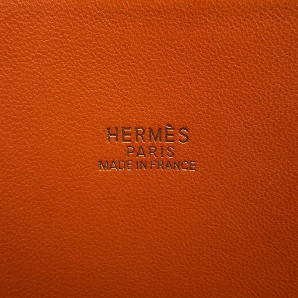 エルメス ハンドバッグ ボリード31 オレンジ/ゴールド金具 トリヨンクレマンス □H刻印 2wayショルダー