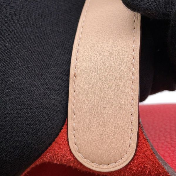 エルメス ピコタンロックMM ルージュトマト/ローズエグランタイン/シルバー金具 トリヨンクレマンス/スイフト X刻印