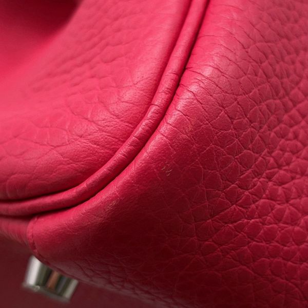 エルメス ハンドバッグ リンディ26  ローズエクストリーム/シルバー金具 トリヨンクレマンス D刻印 2wayショルダー