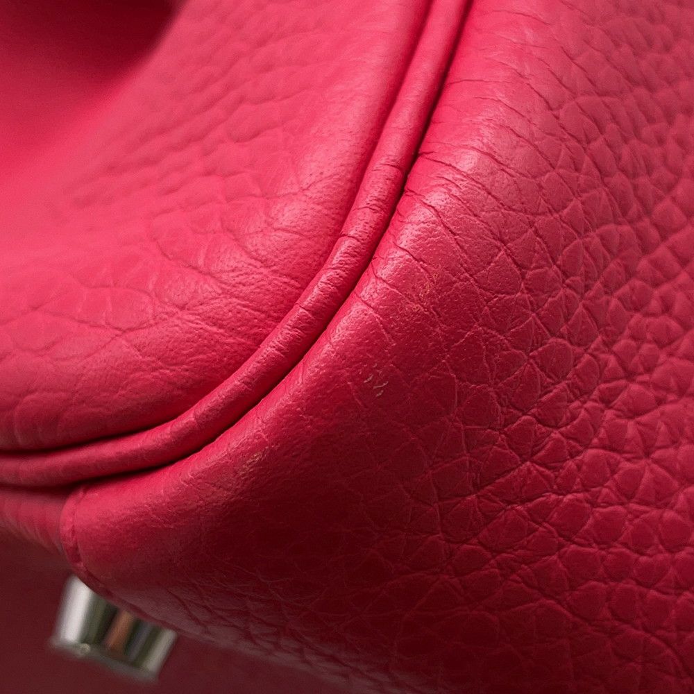 エルメス ハンドバッグ リンディ26  ローズエクストリーム/シルバー金具 トリヨンクレマンス D刻印 2wayショルダー