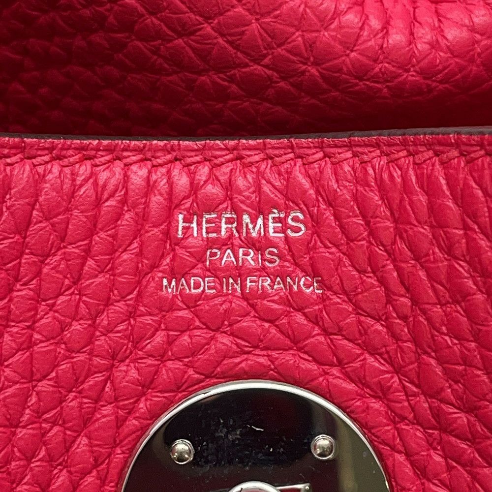 エルメス ハンドバッグ リンディ26  ローズエクストリーム/シルバー金具 トリヨンクレマンス D刻印 2wayショルダー