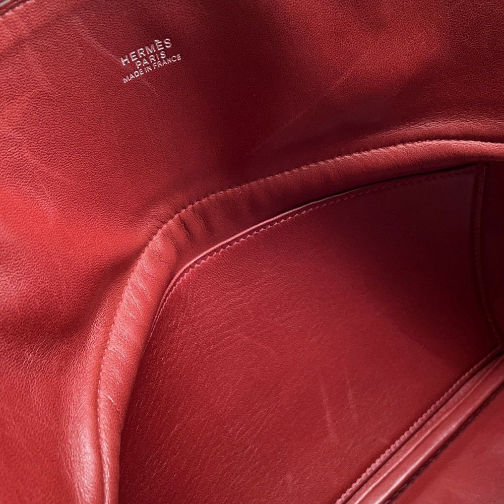 エルメス ハンドバッグ ボリード31 ルージュアッシュ/シルバー金具 トリヨンクレマンス □I刻印 2wayショルダー