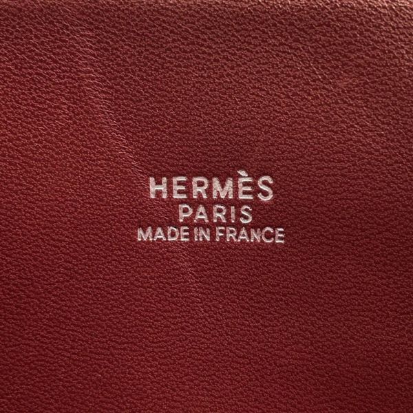 エルメス ハンドバッグ ボリード31 ルージュアッシュ/シルバー金具 トリヨンクレマンス □I刻印 2wayショルダー