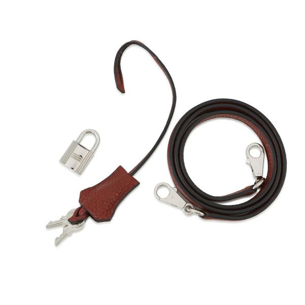 エルメス ハンドバッグ ボリード31 ルージュアッシュ/シルバー金具 トリヨンクレマンス □I刻印 2wayショルダー