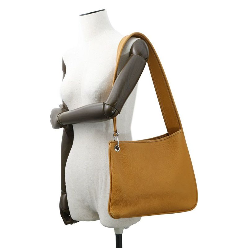 エルメス ショルダーバッグ マニーユ ドゥ ナチュラル/シルバー金具 アルデンヌ □D刻印 HERMES バッグ