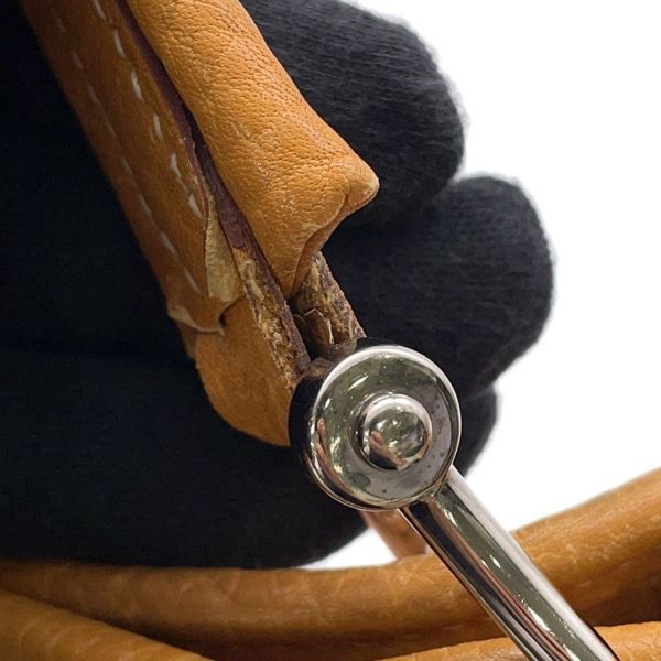 エルメス ショルダーバッグ マニーユ ドゥ ナチュラル/シルバー金具 アルデンヌ □D刻印 HERMES バッグ