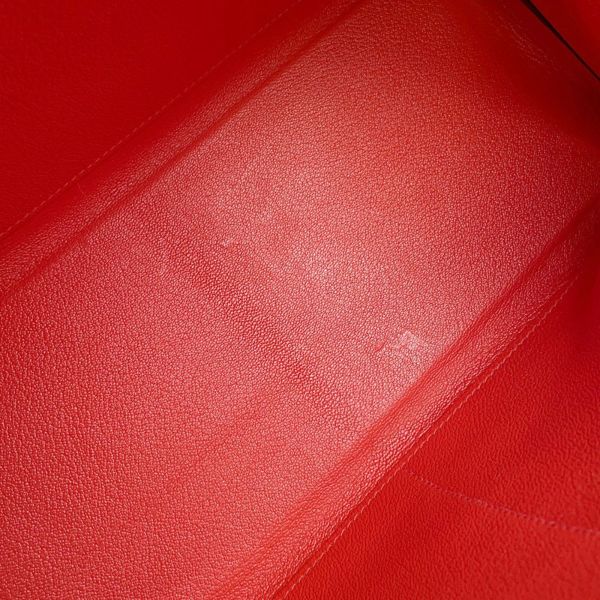 エルメス ハンドバッグ ケリー32 内縫い オレンジポピー/ゴールド金具 トリヨンクレマンス T刻印 2wayショルダー