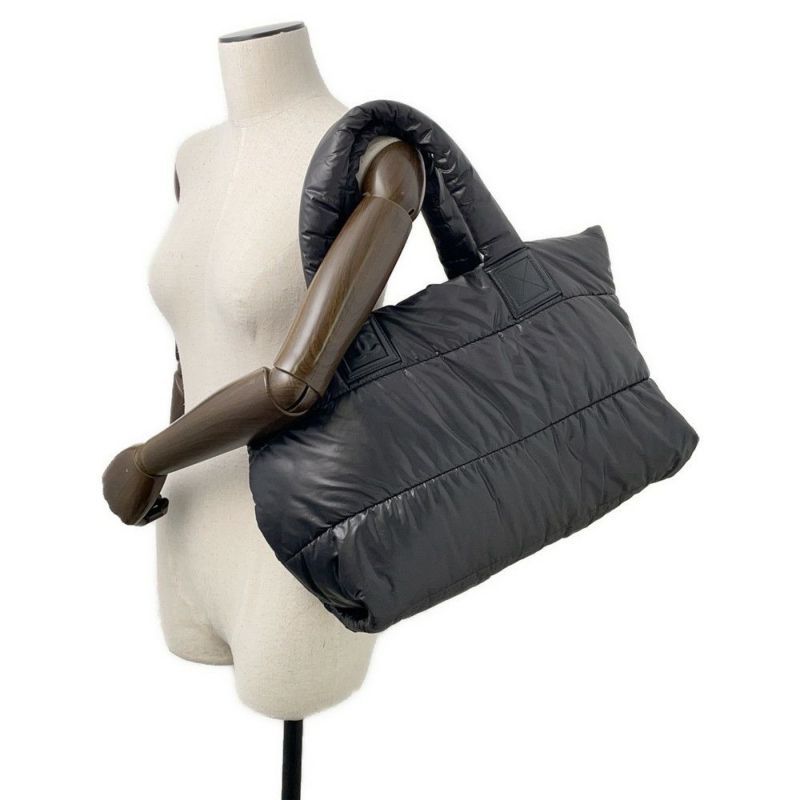 シャネル トートバッグ コココクーン ココマーク ナイロン A47107 CHANEL バッグ 黒