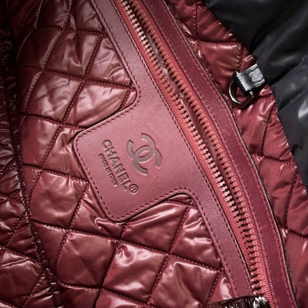 シャネル トートバッグ コココクーン ココマーク ナイロン A47107 CHANEL バッグ 黒