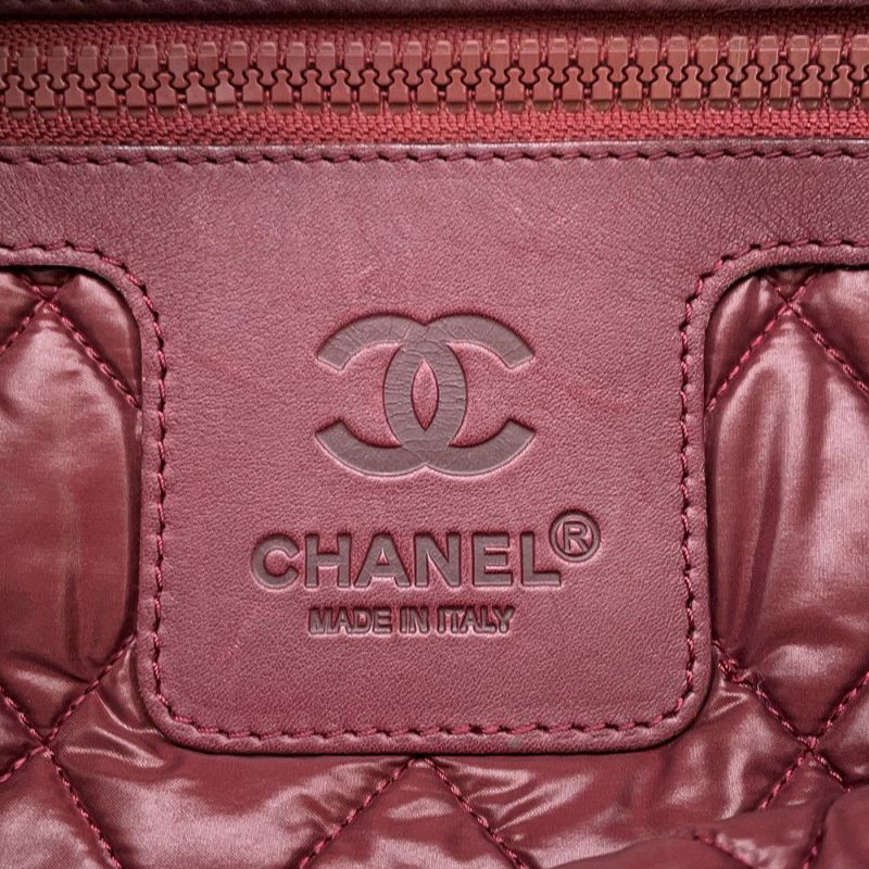 シャネル トートバッグ コココクーン ココマーク ナイロン A47107 CHANEL バッグ 黒