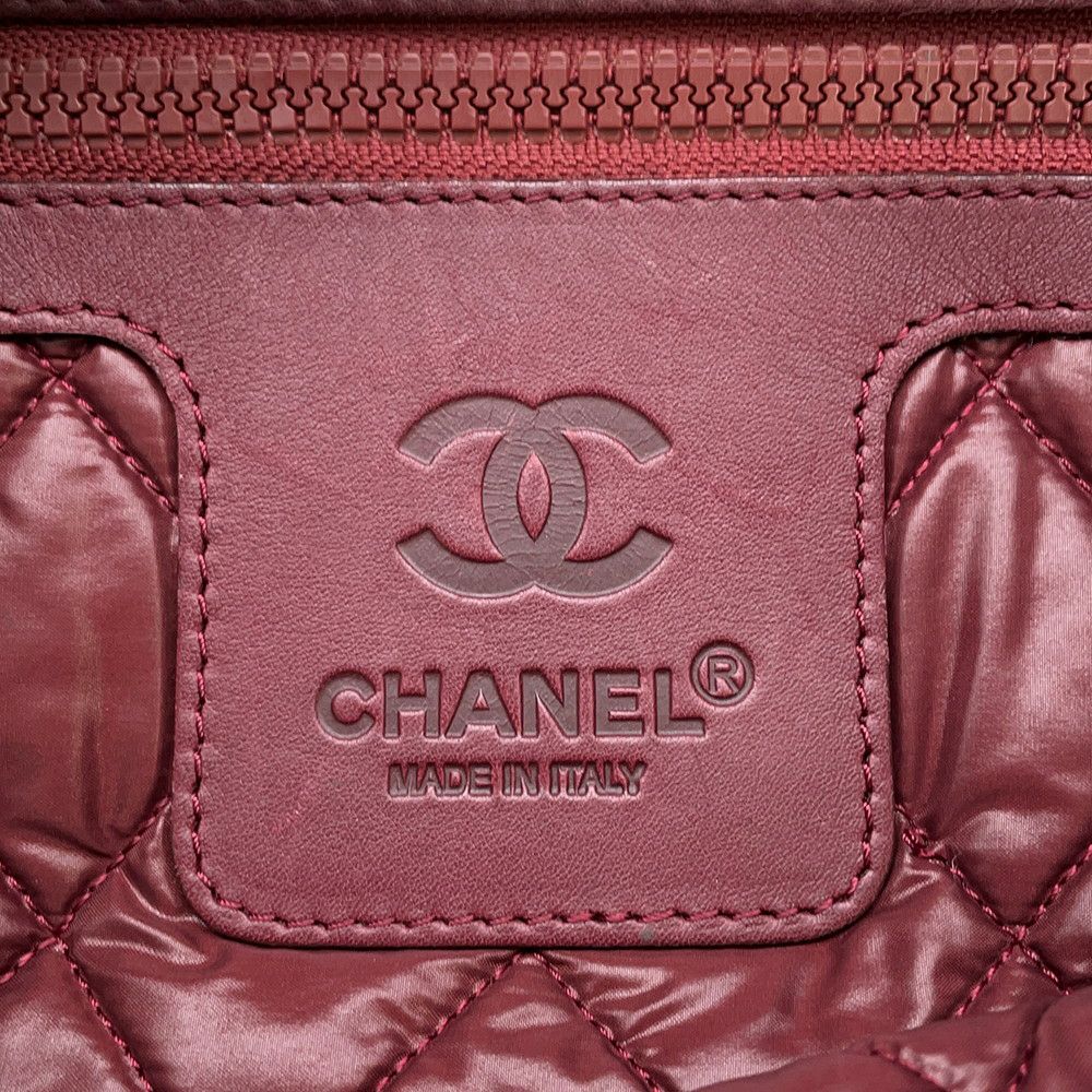 シャネル トートバッグ コココクーン ココマーク ナイロン A47107 CHANEL バッグ 黒