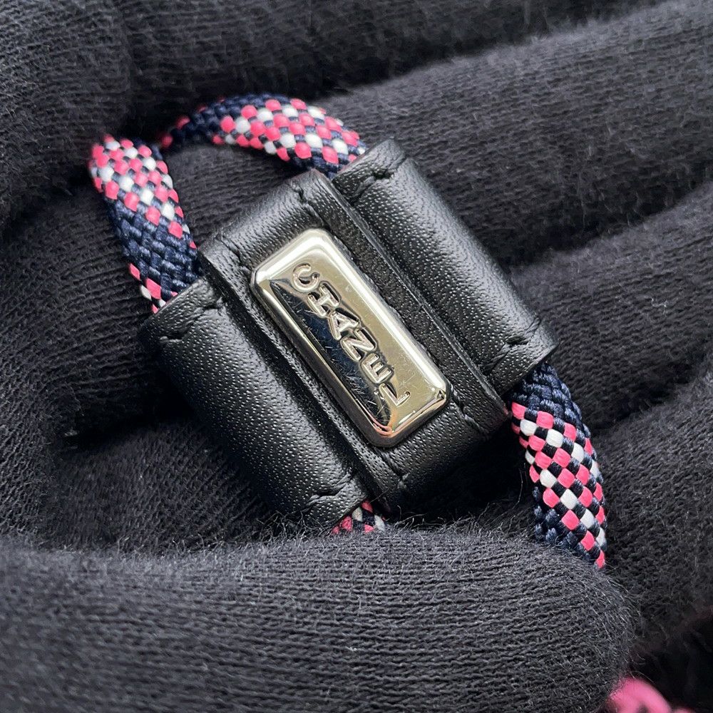 シャネル トートバッグ ココマーク ココネージュ ツイード ムートン AS0981 CHANEL バッグ 巾着バッグ 黒