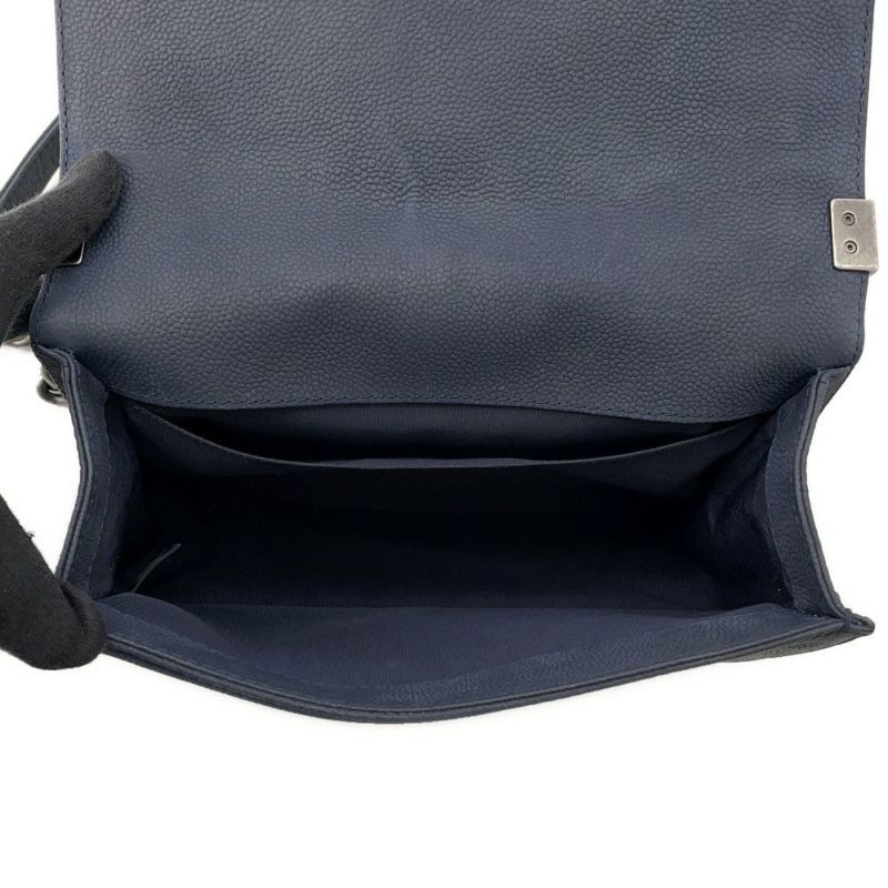 シャネル チェーンショルダーバッグ ボーイシャネル キャビアスキン A67086 CHANEL バッグ