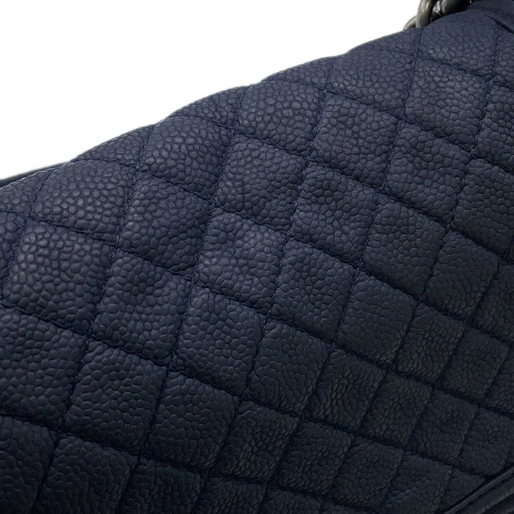 シャネル チェーンショルダーバッグ ボーイシャネル キャビアスキン A67086 CHANEL バッグ