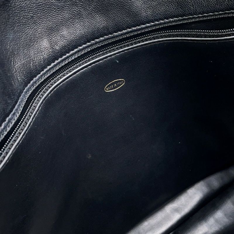 シャネル チェーントートバッグ ココマーク ラムスキン CHANEL バッグ 黒