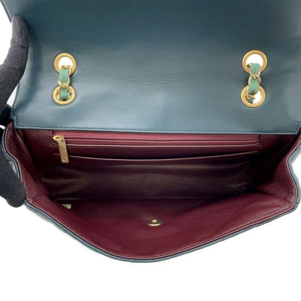 シャネル チェーンショルダーバッグ マトラッセ ココマーク ラムスキン CHANEL バッグ